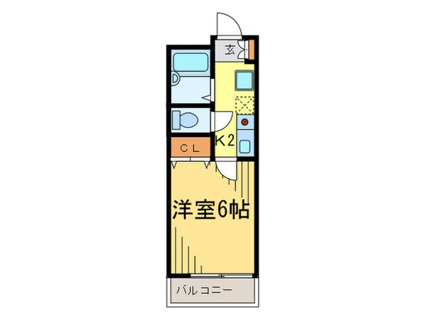 コ－ラルハイムの物件間取画像